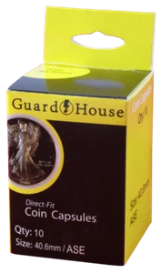 Guardhouse American Silver Eagle (40.6mm) Direct-Fit Coin Capsules - 10 Pack - Picture 1 of 1