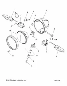 POLARIS Indian Motorcycle BULB - 4014860 - Picture 1 of 4