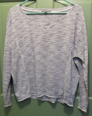 Blusa pulóver ligera de manga larga gris Threads 4 Thought para mujer talla S Foto 1 de 4