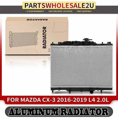 Radiator for Mazda CX-3 2016 2017 2018 2019 L4 2.0L w/o Transmission Oil Cooler - Image 1 of 4
