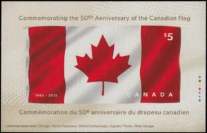 Canada Stamp #2808 - Flag of Canada (2015) $5.00 Souvenir sheet of 1 stamp (2... - Picture 1 of 1