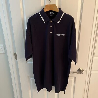 Camisa Polo Mohegan Sun Hombres 2X XXL 2XL Azul Marino Cuello Punta Bordada SS Foto 1 de 4