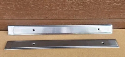 Chevy Monte Carlo Cutlass 1973-1977 banco de acero inoxidable moldura asiento delantero (juego)  Foto 1 de 4