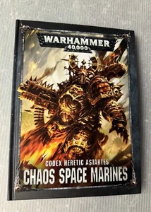 WARHAMMER 40K 40000 CODEX HERETIC ASTARTES Chaos Space Marines hardcover - Picture 1 of 8