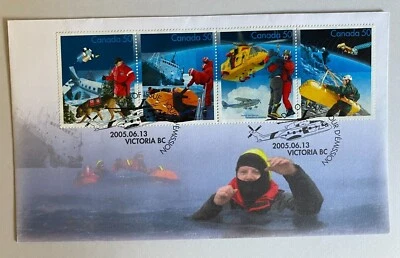 Canada 2005 Search and Rescue Stamp Day Cover FDC MNH - Image 1 of 2