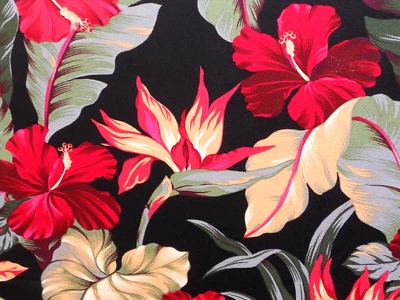 20 «Гавайский хлопок коры ткани подушка чехол ~ Pau Hanna черный ~ - Изображение 1 из 4