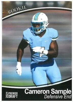 2021 Sage Hit Premier Draft High Series Rookie Base #83 Cameron Sample RC CARD! - Image 1 of 2