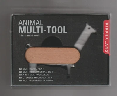 MULTIHERRAMIENTA KIKKERLAND ANIMAL - Diseño compacto 7 en 1 Nuevo en caja Foto 1 de 2