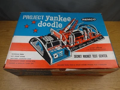 Remco Project Yankee Doodle (1959) - Secret Rocket Test Center Untested NICE BOX - Image 1 of 4