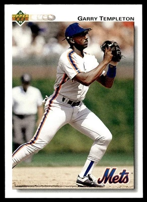 1992 Upper Deck Garry Templeton New York Mets #411 - Image 1 of 2