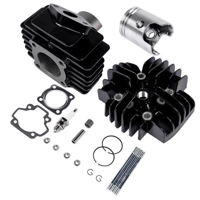 50cc 40mm Cylinder Head Piston Top End Rebuild Kit for Yamaha PW50 4J2-11311-01 - Image 1 of 4