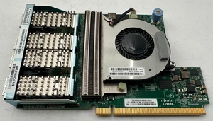 CISCO 25GbE 4 PORT NETWORK CARD UCSC-MLOM-C25Q-04 QUAD PORT 10/25Gbps SFP28 - Picture 1 of 3