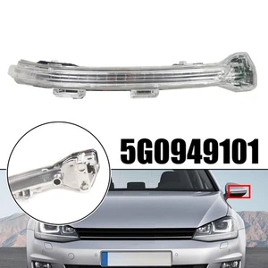 For Golf 7 Rearview Mirror LED Turn Signal Light 5G0949101 White Yellow - Picture 1 of 10
