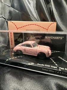 Minichamps 1/43 Miniature Car Porsche 356c Coupe Pink Pig Pink Boxed USA - Picture 1 of 11