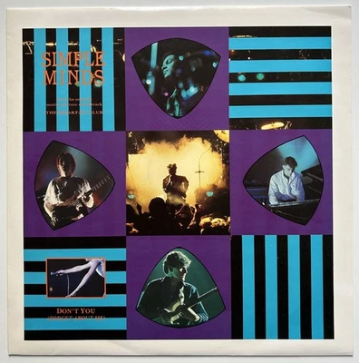 Simple Minds : Don't You Forget About Me 1985 UK black vinyl 12" VG+/EX A2/B2 - Image 1 of 4