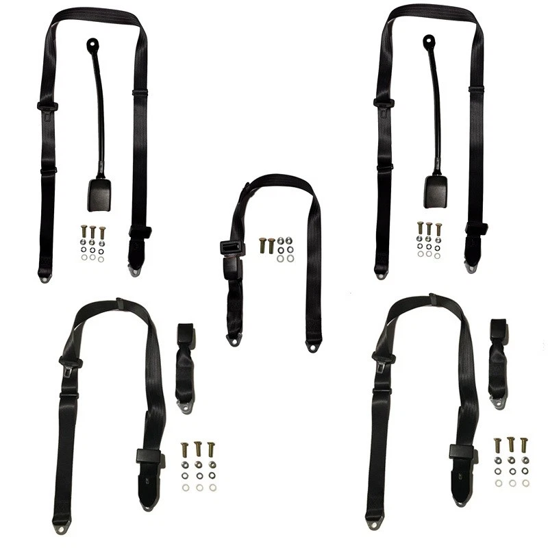 Kit completo de cinturón de seguridad para Nissan Datsun 1600 P510 1968-73 sedán aprobado por ADR Foto 1 de 4