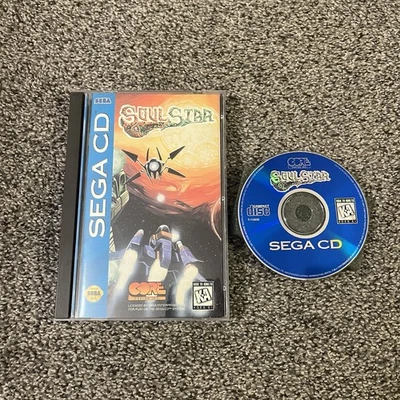 Soul Star Sega CD Core Design Inc Complete CIB With Manual And Foam Insert 1994 - Image 1 of 4