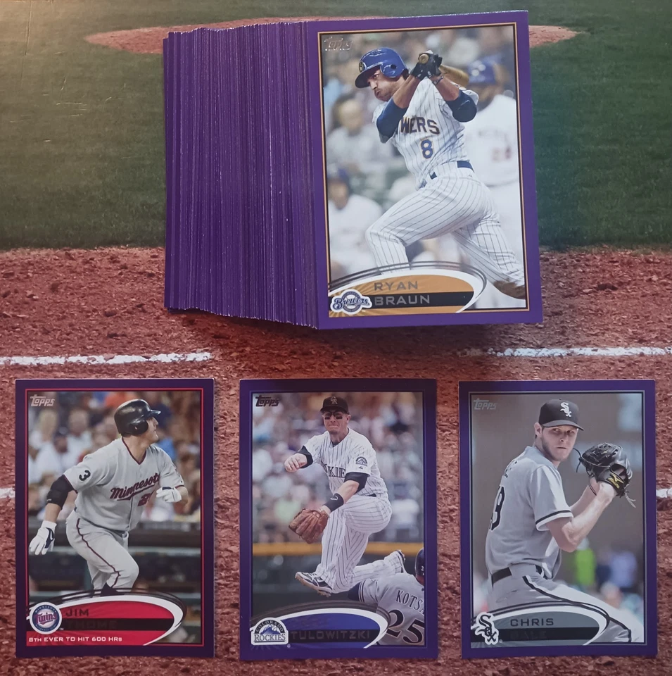 2012 Topps Baseball - Toys R Us Purple Border Commons - Pick 1-330 NM-MT - Image 1 of 1