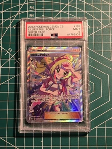 Pokémon PTCG S-Chinese Sun &Moon Lillie's Full Force Holo Foil 185 SR PSA 9 - Picture 1 of 2