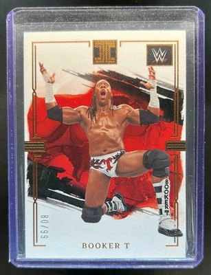 2023 Impeccable WWE Booker T Legend #80/99 - Image 1 of 2