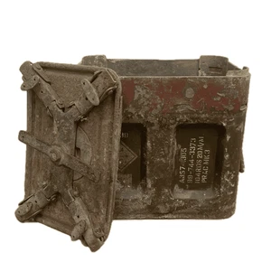 Vintage Munition Metallkiste - Bild 1 von 8