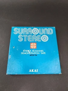 Akai Stereo Surround 4 Spur 4 Kanal Demonstration Tonband Spule zu Spule ATD-74 - Bild 1 von 3