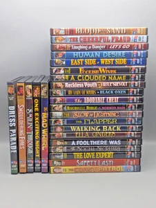 25 DVD Lot Lost Silent Classic Films Vintage Alpha Hollywood Cult Rare Obscure - Picture 1 of 9