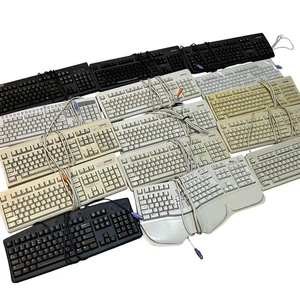 Vintage PS/2 Wired Keyboard Lot IBM Compaq Mechnical Clickity Clack Retro - Picture 1 of 7