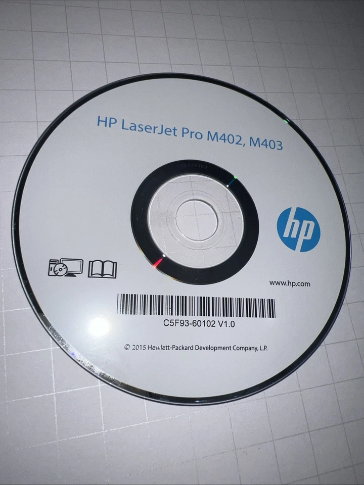 Hp LaserJet Pro M402, M403 Printer Software Driver CD DVD only - Image 1 of 1