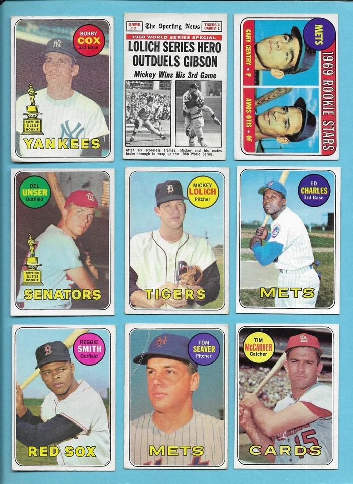 1969 Topps Baseball set Stars HOF ROOKIE NY Mets cards You Pick Any NEW 11-11-25 - Image 1 of 1