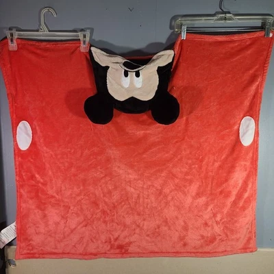 Manta con capucha Mickey Mouse medidas 35,43" x 39,37" Foto 1 de 4