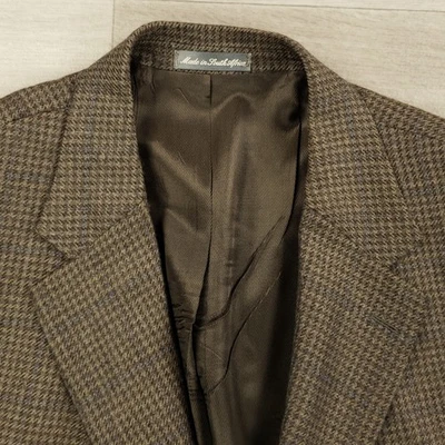 Oscar De La Renta Vtg Blazer Men 48R Wool & Cashmere Flannel Two Button Ventless - Image 1 of 4