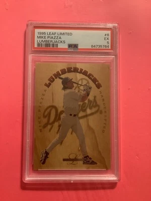 Leaf Limited 1995 Leñador/5000/Mike Piazza/¡Inserto resistente!  PSA 5 Foto 1 de 4