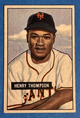 1951 Bowman #89 Hank Thompson - Image 1 of 2