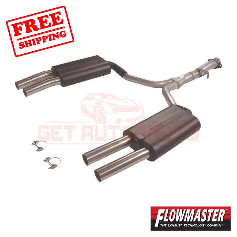FlowMaster Exhaust System Kit for Chevrolet Corvette 1986-90 - Image 1 of 3