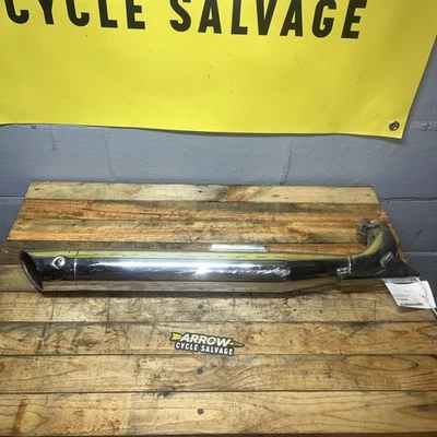 05 Triumph Rocket 3 III Left Exhaust Muffler Pipe 2208420 SEE PICS AND READ AD - Image 1 of 4