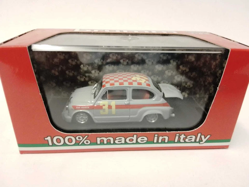 Brumm Fiat Abarth 1000 berlina #31 Cella 4h Monza 1966 1/43 R369C - Immagine 1 di 2