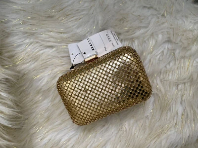 Bolsas pequenas Sasha 👜Lantejoulas douradas - Imagem 1 de 4