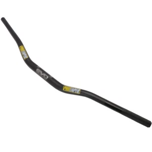 Black Aluminum 28mm 1 1/8" Handlebar Handle Fat Bar For Universal Motorcycle - Picture 1 of 6