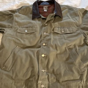 Chaqueta de Trabajo Vintage Para Hombre Sun Moon Logo Algodón Cuero Talla XXL Marlboro - Imagen 1 de 6