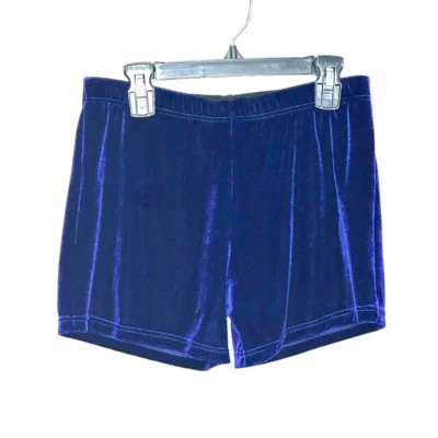Jed North blue velour pull on shorts size small - Image 1 of 4