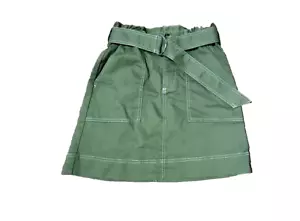 Free Assembly Womens Skirt Size XS Paperbag Mini High Rise Elastic Waist A-Line - Imagen 1 de 14