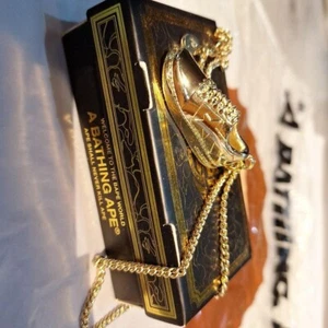 A BATHING APE BAPE BAPESTA Sneaker NecklaceGold Limited Not for sale #33 - Picture 1 of 4