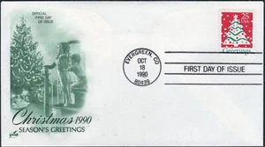 US Scott #2515 "Christmas 1990 " FDC - Picture 1 of 1