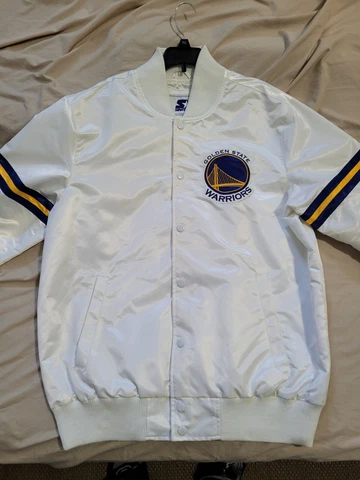 Golden State Warriors Starter Jacket - White XL Cover