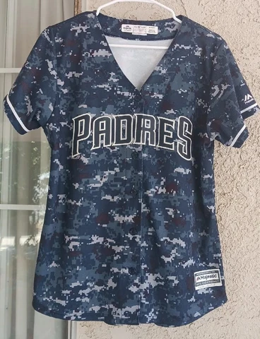 San Diego Padres Camo USMC Womens Jersey XL Cover