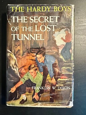 1950 Frank Dixon / The Hardy Boys The Secret of the Lost Tunnel 1st Ed RARE BOOK - Image 1 of 4