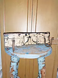 VINTAGE INDIAN COAT HOOKS/HANGER - TWO HOOKS - Picture 1 of 13