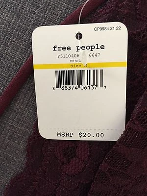 FREE PEOPLE BANDEAU DE ENCAJE ESENCIAL PARA MUJER: ESTILO #F511O406 Foto 1 de 4