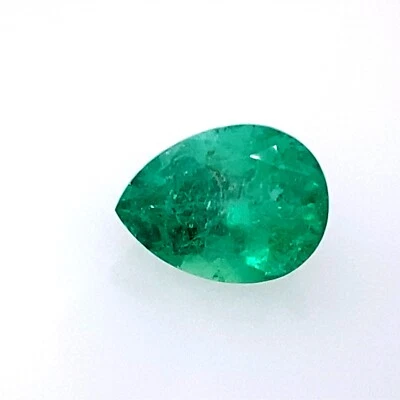 Piedra preciosa suelta esmeralda natural - corte pera 1,90 quilates Foto 1 de 4